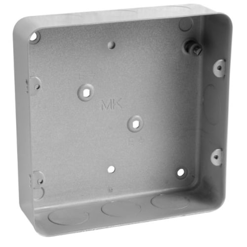 MK 893ALM 6&8 Gang Grid Plus Flush Metal Box for Grid Switch Plates