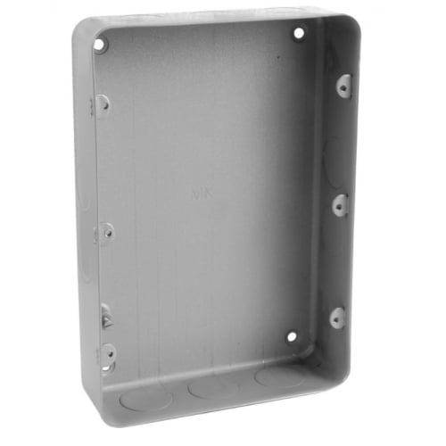 MK 895ALM 9&12 Gang Grid Plus Flush Metal Box for Grid Switch Plates