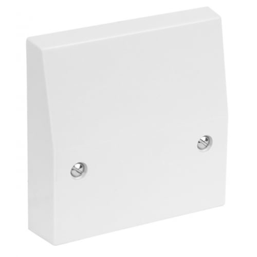 CED COP45 45amp flush cooker connector outlet plate white
