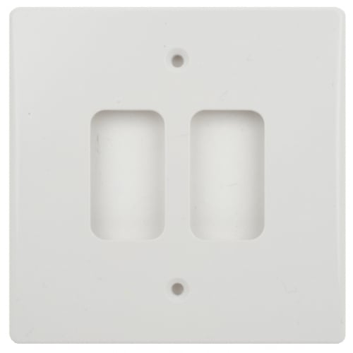 Schneider Get GUG02G 2 Gang Grid Plate with Grid, White Plastic