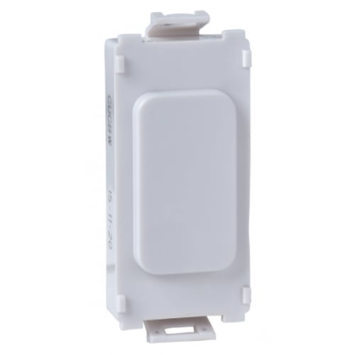 Schneider Get GUGBW Ultimate Grid Blank Module White Moulded Plastic