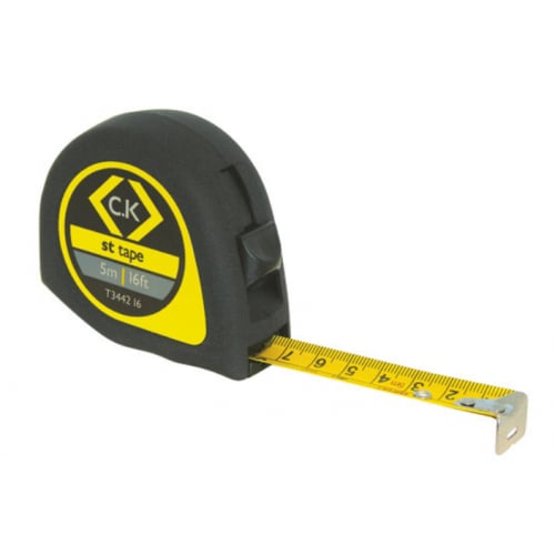 CK Tools T3442-16 5m Metric 16foot Imperial Pocket Tape Measure