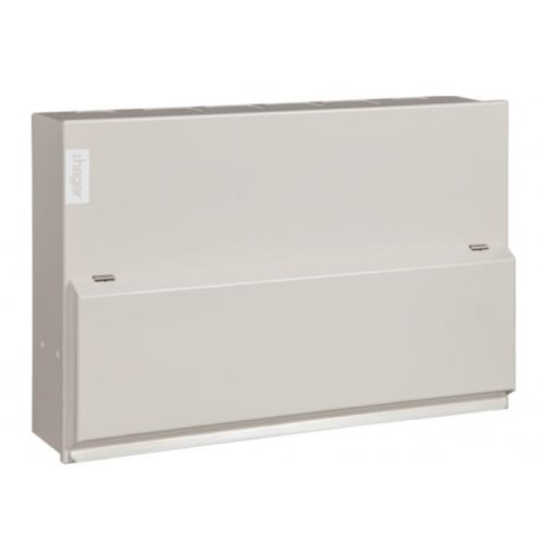 Hager VML110RK 10 Way 100a Main Switch Consumer Unit(Round Knockouts)