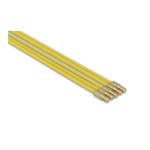 Super Rod CR-YX5 Set of 5 Yellow Adoxim 5 spare rods 4mm x 1m long