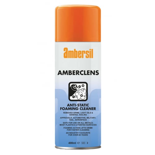 Ambersil 31592 Amberclens Anti-Static Foam Cleaner 400ml aerosol
