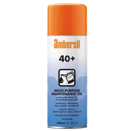 Ambersil 31563 40+ Protective Aerosol Spray Lubricant 400ml