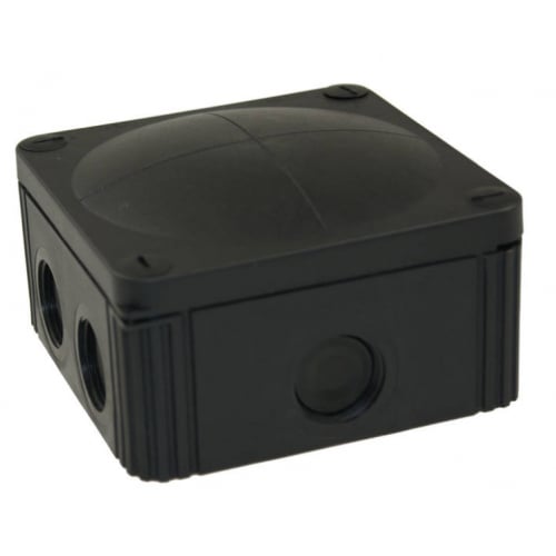 Wiska Combi 607/5 Black IP66 5 way 6.0mm 47amp Waterproof Junction Box