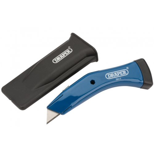 Draper 55059 Heavy duty retractable trimming knife with Holster