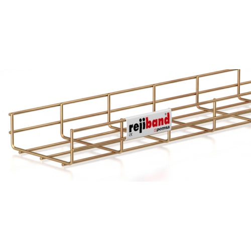 Pemsa Rejiband 60.222.150 150mm x 60mm Wire Basket Tray-3m Length