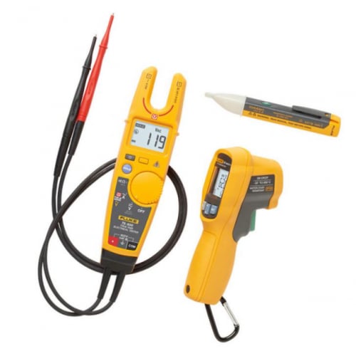 Fluke T6-600 with 62MAX+ IR Temperature meter, 1AC Voltage detector and C60 softcase
