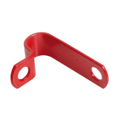 CTT AP10 10mm Red LSF Coated Copper P Clip (Pack-100)