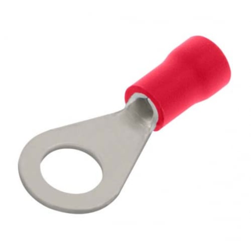 Unicrimp QRR3 3.0mm Red Pre Insulated Ring Crimp Terminals (100)