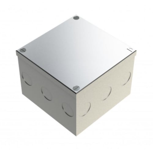 Norslo 4"x4"x3" Galvanised Steel Knockout Adaptable Box