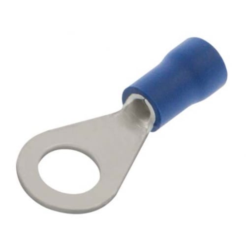 Unicrimp QBR37 3.5mm Blue Pre Insulated Ring Crimp Terminals(100)
