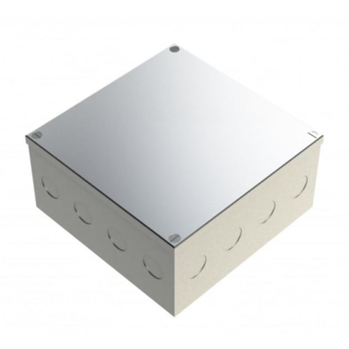 Norslo 6"x6"x3" Galvanised Steel Knockout Adaptable Box