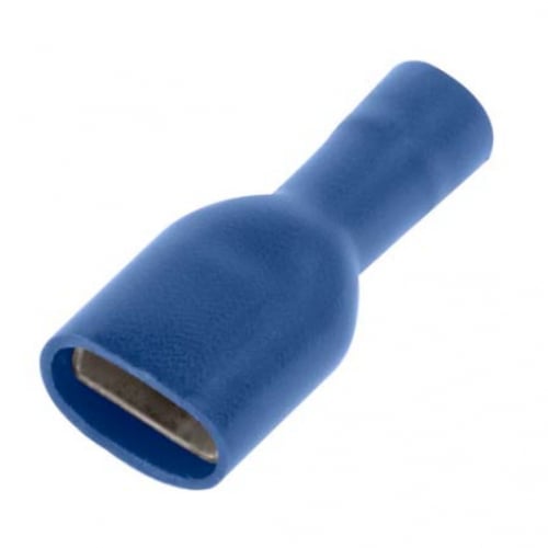 Unicrimp QBFPO63F 6.3mm Blue Fully Insulated Fast On Female Tab-100