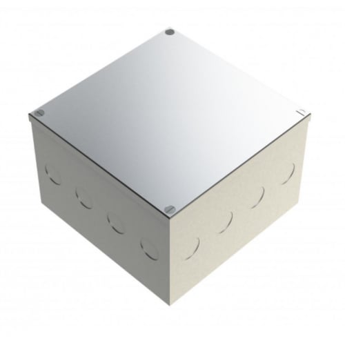 Norslo 6"x6"x4" Galvanised Steel knockout adaptable box