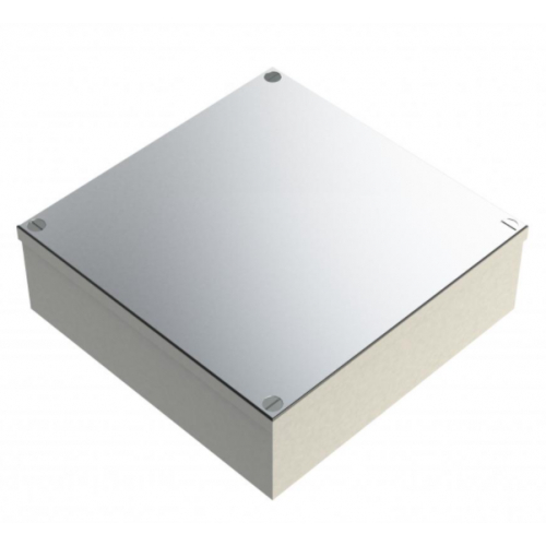 Norslo 6"x6"x2" Galvanised Steel Plain Adaptable Box