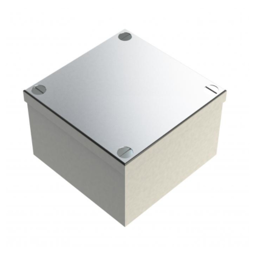 Norslo 3"x3"x2" Galvanised Steel Plain Adaptable Box