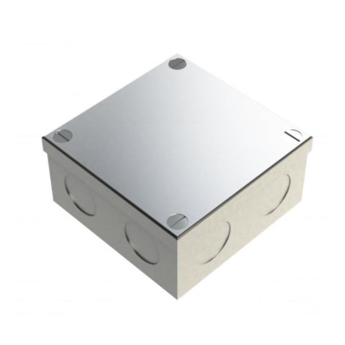 Norslo 3"x3"x11/2" Galvanised Steel Knockout Adaptable Box