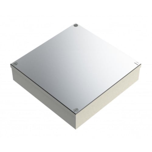 Norslo 6"x6"x11/2 Galvanised Steel Plain Adaptable Box
