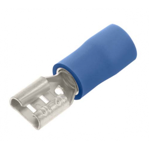 Unicrimp QBPO48F5 4.8x0.5mm Blue Pre Insulated Fast On Female Tab-100