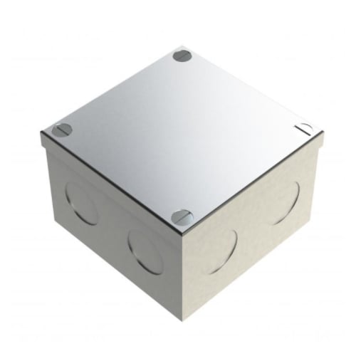 Norslo 3"x3"x2" Galvanised Steel Knockout Adaptable Box