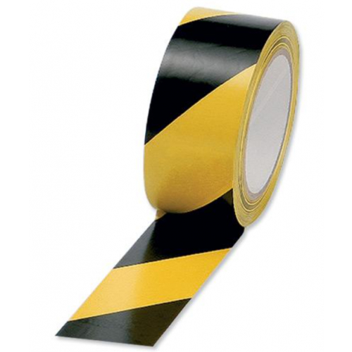 DEG Hazard tape Black & Yellow 33 Metre x 50mm Wide HTY