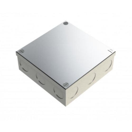Norslo 4"x4"x11/2" Galvanised Knockout Adaptable Box