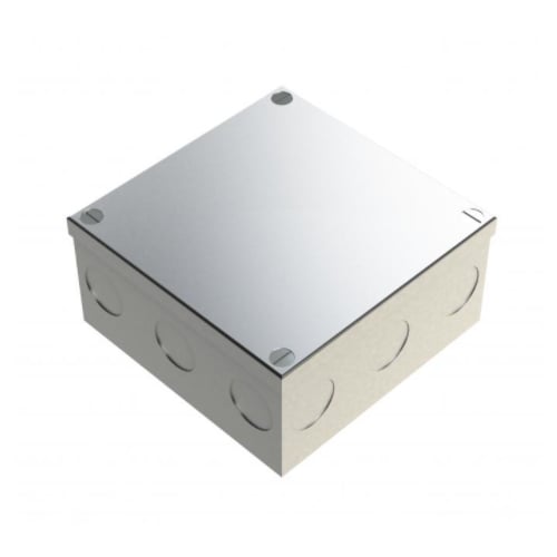 Norslo 4"x4"x2" Galvanised Steel Knockout Adaptable Box