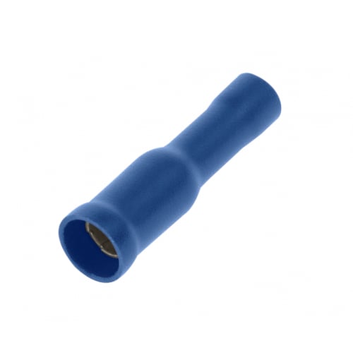 Unicrimp QBAB4F Blue 4.0mm Female Bullet Connector (Pack Of 100)