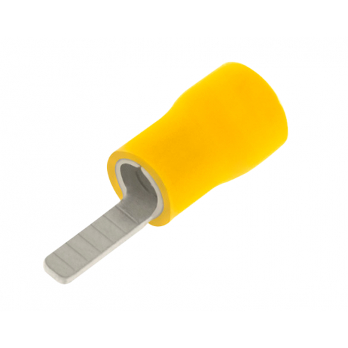 Unicrimp QYBL18 x 18mm Yellow Pre Insulated Blade Terminal(100)