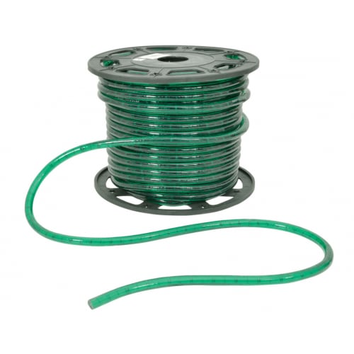 AVSL 155.025 13mm rope light 230v Green per metre