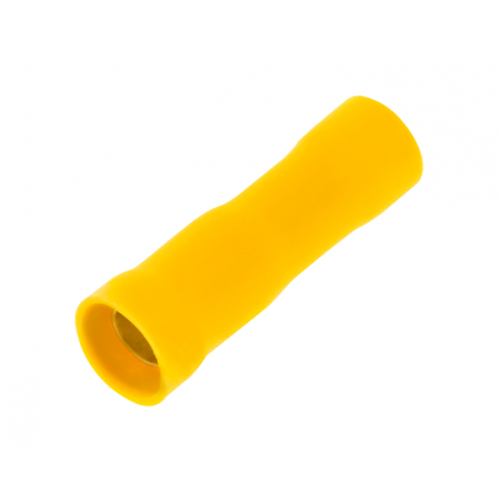 Unicrimp QYAB5F Yellow 5.0mm Female Bullet Connector (Pack Of 100)