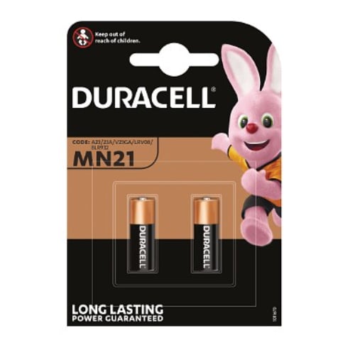 Duracell MN21B2 2x12v Alkaline Batteries(Pack=2)