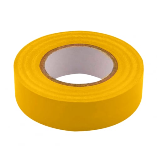 Unicrimp 1933Y 19mm x 33 Metre Yellow Insulation Tape BS3924