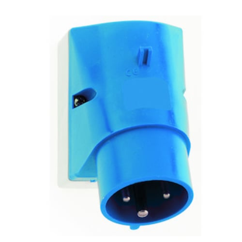 Ceenorm 245 16amp 240volt 2P+Earth 3pin IP44 Blue Appliance Inlet