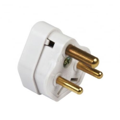 CED WP15 15 amp round pin 3pin White plug top 