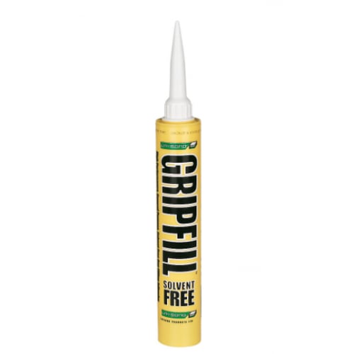 Gripfill multi-purpose adhesive Yellow Tube SOLVENT FREE