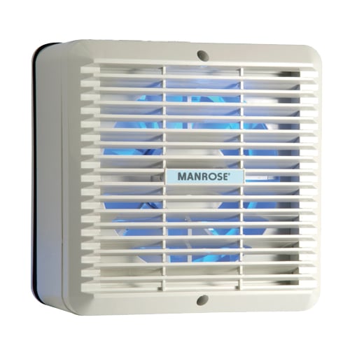 Manrose PEF6110 WF150A 150mm 6" Window/Wall Standard Extract Fan