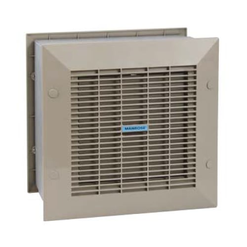 Manrose AWTK150A 150mm Built-In Flush Wall Fan with Automatic Shutter