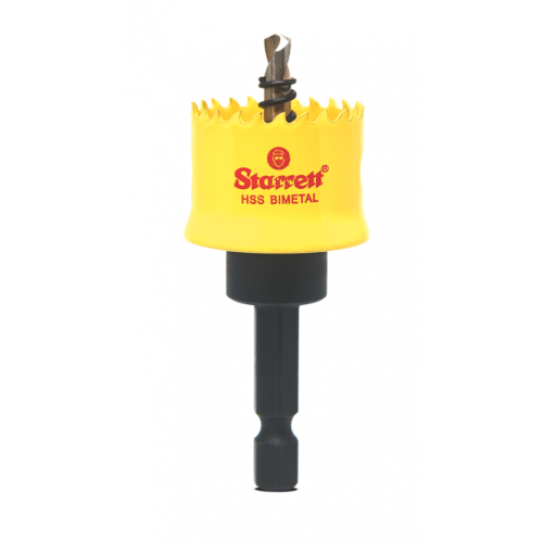 Starrett CSC25 25mm Smooth cutting holesaw complete with arbor