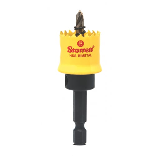 Starrett CSC20 20mm Smooth cutting holesaw complete with arbor