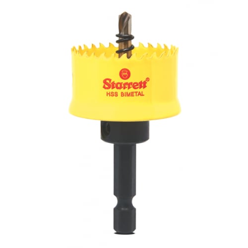 Starrett CSC51 51mm Smooth cutting holesaw complete with arbor