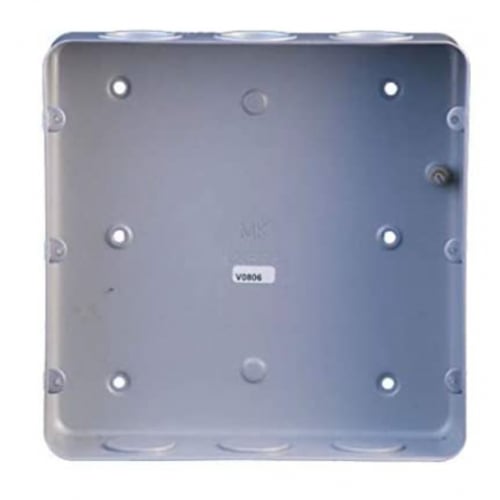 MK 898ALM 18 Gang Grid Plus Flush Metal Box for Grid Switch Plates