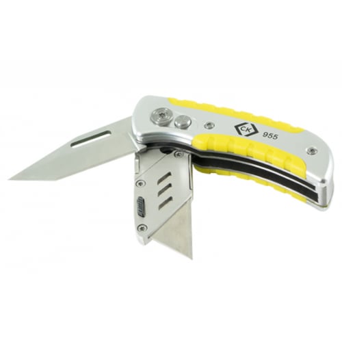 CK Tools T0955 Twin Blade Folding Utility Knife