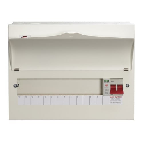 Wylex NM1306LS 13 Way Consumer Unit with 100a Main Switch+Type 2 SPD