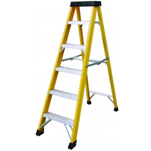 Deligo FLS6 6 Tread(5 Useable) Fibreglass Step Ladder 1.662m