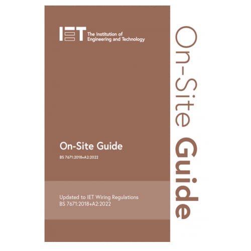 IET official 18th Edition 2018 On Site Guide Book