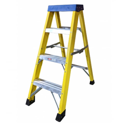 Deligo FLS4 4 Tread Fibreglass Step Ladder 1.088m